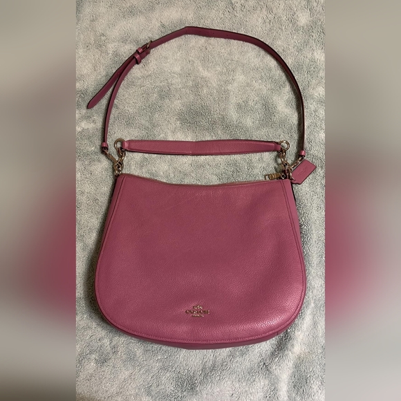 Coach Handbags - Coach Pebbled Leather Chelsea 32 Rouge Pink Hobo - LIKE NEW!